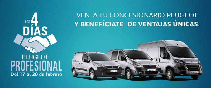 DESCUBRE LA GAMA COMERCIAL DE PEUGEOT EN LOS “4 DÍAS PEUGEOT PROFESIONAL”